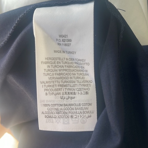 Boden Color Block Button down Midi Shirt Dress - Picture 5 of 5